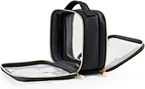 Crafted from high-quality nylon and PVC materials, making it not only waterproof but also soft, comfortable, lightweight, and durable. It serves not only as a cosmetic and toiletry bag but also as a practical accessory organizer.